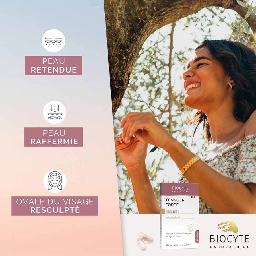 Biocyte Anti-Ageing Tensor fermitate puternică față și corp 40 capsule