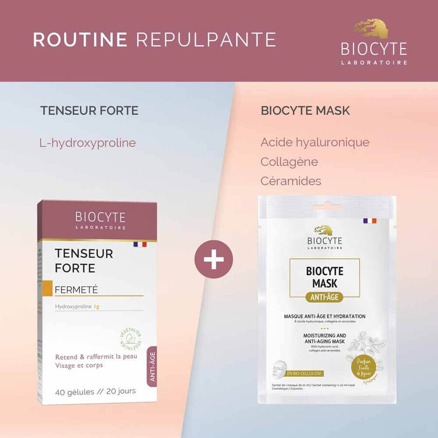 Biocyte Anti-Ageing Tensor fermitate puternică față și corp 40 capsule