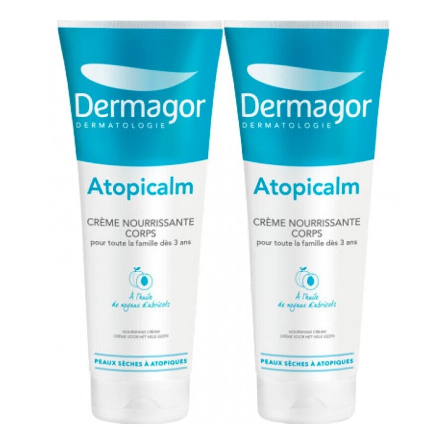 Dermagor Atopicalm Crema corporal nutritiva para toda la familia 2x250ml