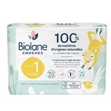 Biolane Naturali Pañales talla 1 2 à 5kg x28