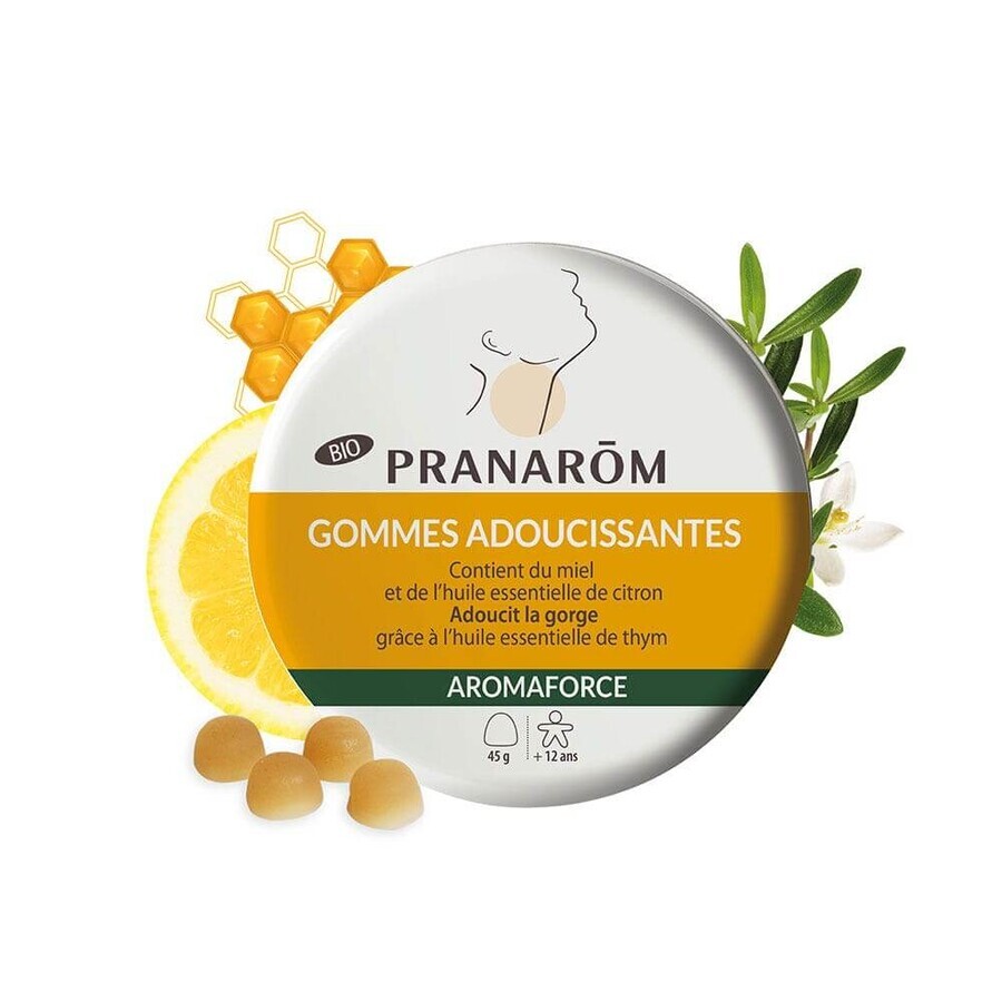 Pranarôm Aromaforce Bio Emollient Gums Zitrone und Honig 45g