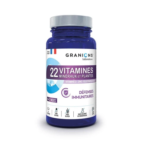 Granions 22 Vitamins, Minerals and Plants 90 tablets