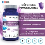 Granions 22 Vitamins, Minerals and Plants 90 tablets
