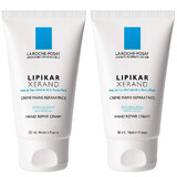 La Roche-Posay Lipikar Xerand herstellende handcrème voor droge handen 2x50ml