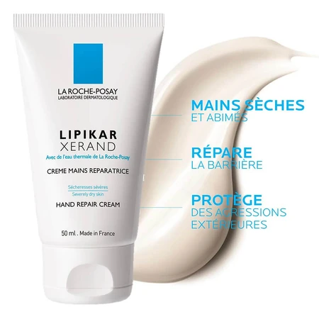 La Roche-Posay Lipikar Xerand crema de manos reparadora para manos secas 2x50ml