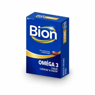 Bion3 Oméga 3 Coeur Cerveau et vision 30 capsules