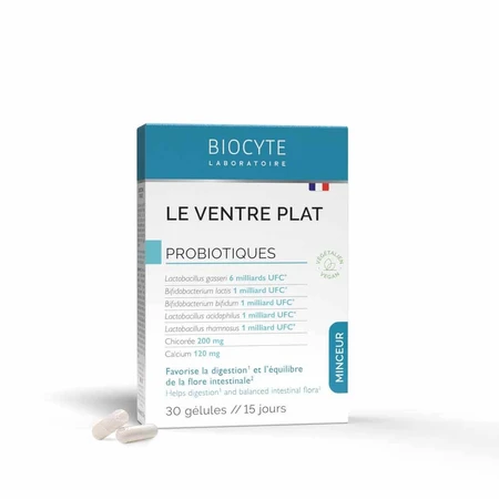 Biocyte Slimming Le Ventre Plat Probiotiques 30 Capsules