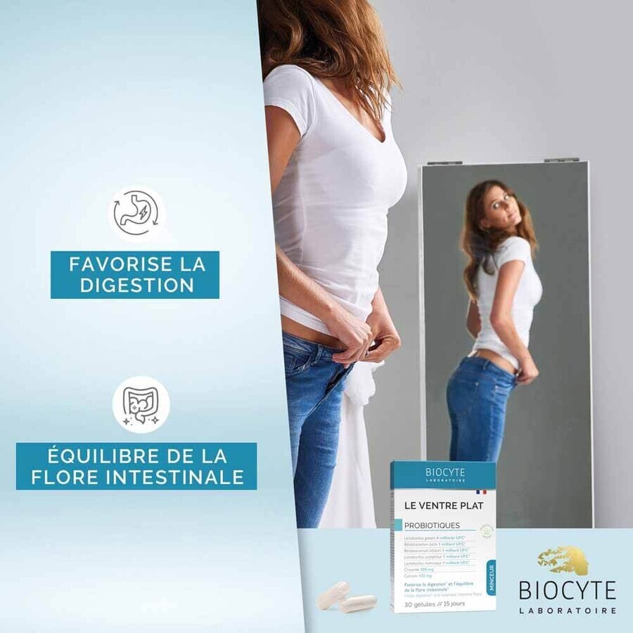 Biocyte Snellente Le Ventre Plat Probiotiques 30 capsule