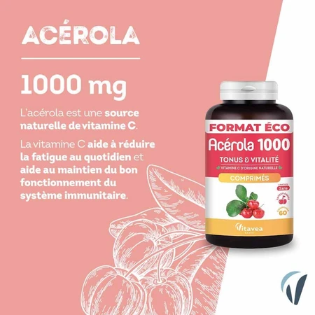 Vitavea Santé Acerola 1000 60 Tablets