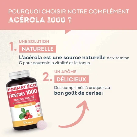 Vitavea Santé Acerola 1000 60 Tablets