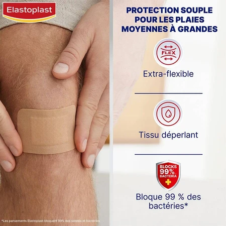 Elastoplast Pansements Universel Grand Format XL x10