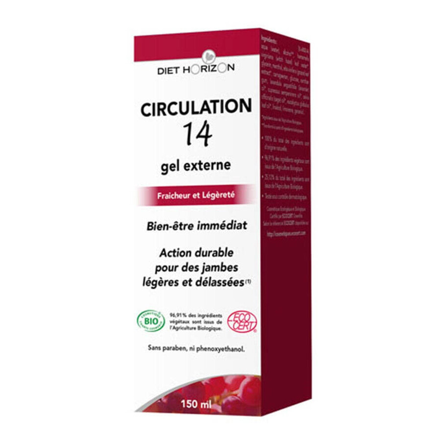 Dieet Horizon Circulatie 14 Uitwendige Gel 150 ml