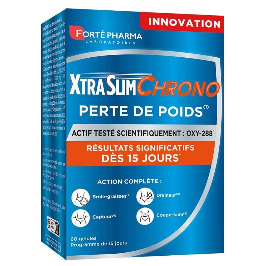 Forté Pharma XtraSlim Chrono gewichtsverlies 60 gels