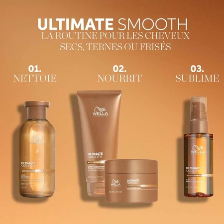Wella Professionals Ultimate Smooth Sérum Huile Miracle Cheveux secs, ternes ou frisés 30ml