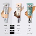 IT Cosmetics Your Skin But Better CC+ Cream Nude Glow SPF40 Tous Types de Peaux 32ml IT Cosmetics Your Skin But Better CC+ Cream Nude Glow SPF40 Tous Types de Peaux 32ml