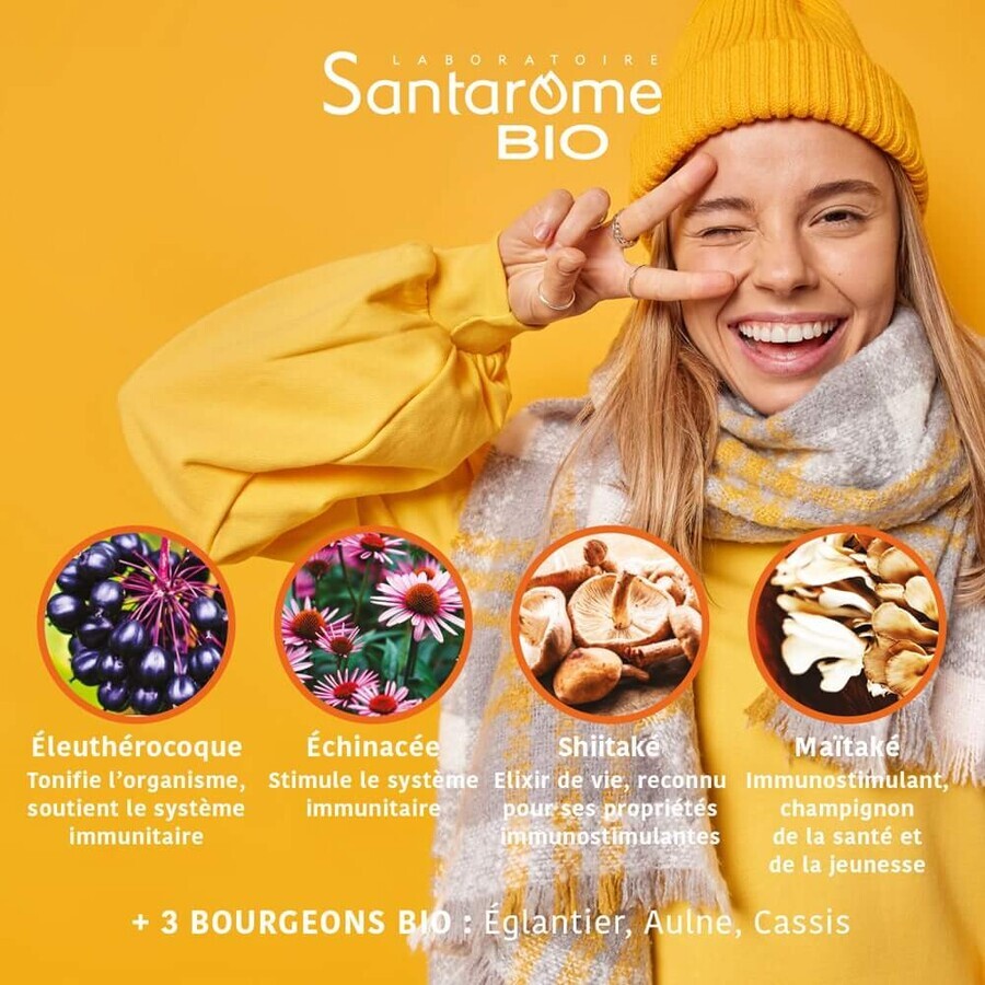 Santarome Immunite 20 Ampoules Bio 200ml