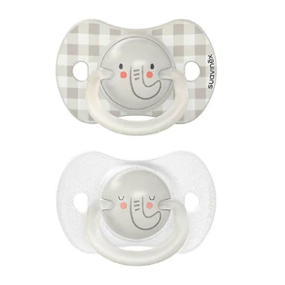 Suavinex SxPro Physiological Silicone Soother Night & Day 0-6 Months 0 à 6 Mois x2
