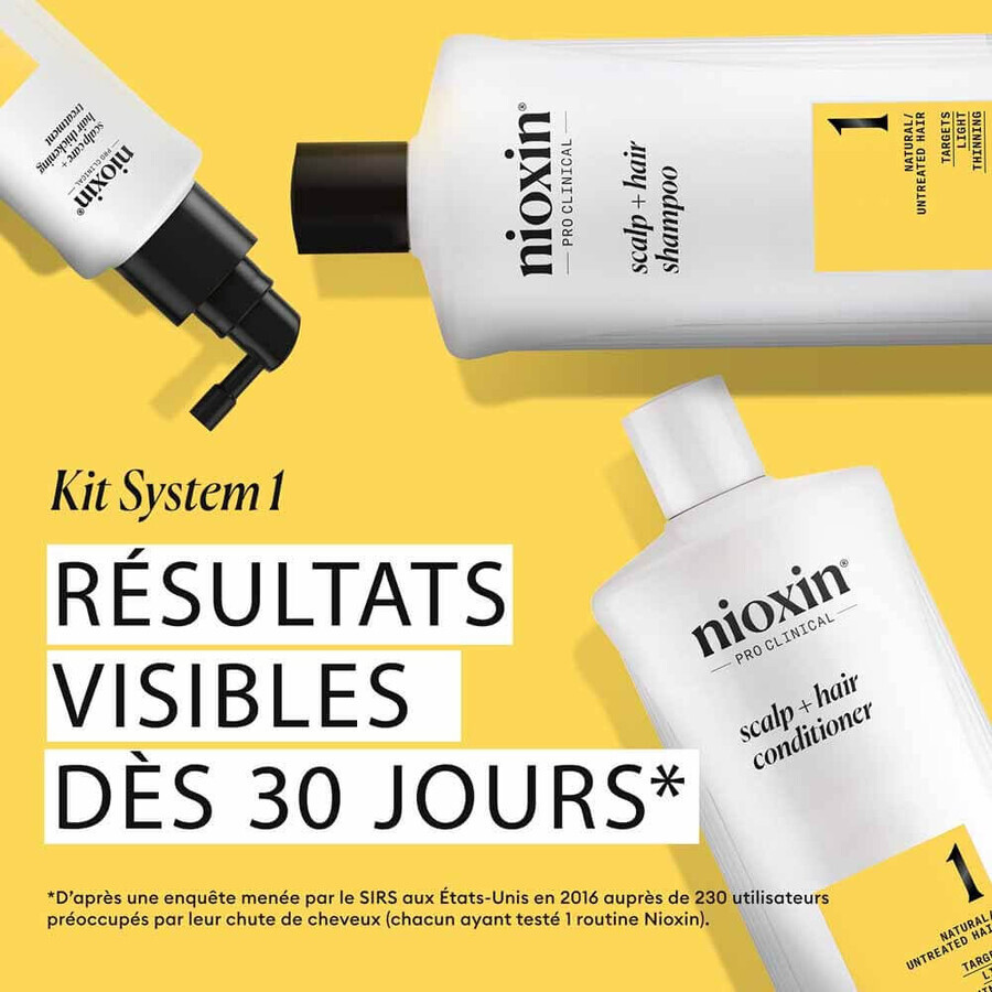 Nioxin System 1 Acondicionador natural para cabello y caída moderada 1L
