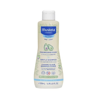 Mustela Shampoing Doux bébé à l'avocat BIO 500ml