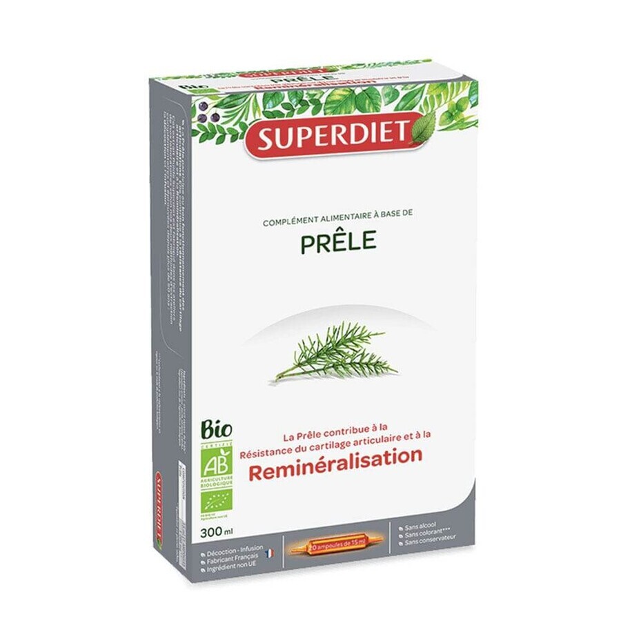 Superdiet Prele Organische Remineralisierung 20 Fläschchen