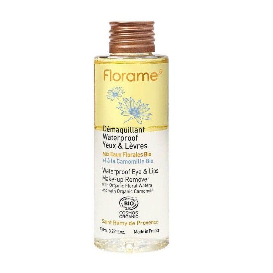 Florame Organic Waterproof Eye and Lip Makeup Remover 110ml