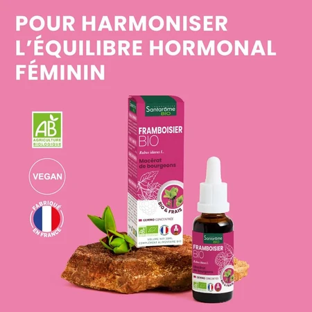 Santarome Organic Raspberry Gémmothérapie 30ml