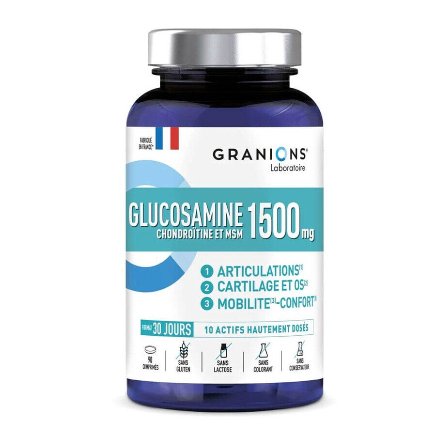 Granions Glucozamină Condroitină MSM 1500mg 90 comprimate