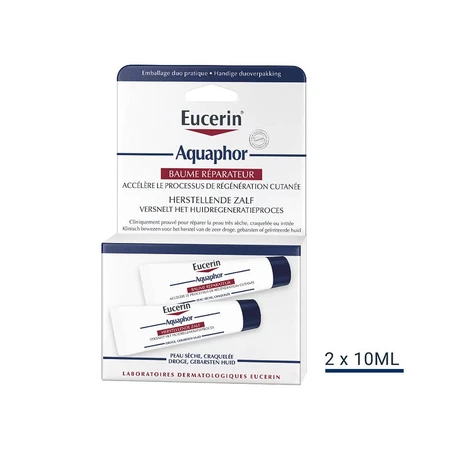 Eucerin Aquaphor Bálsamo Reparador Piel seca y agrietada 2x10g