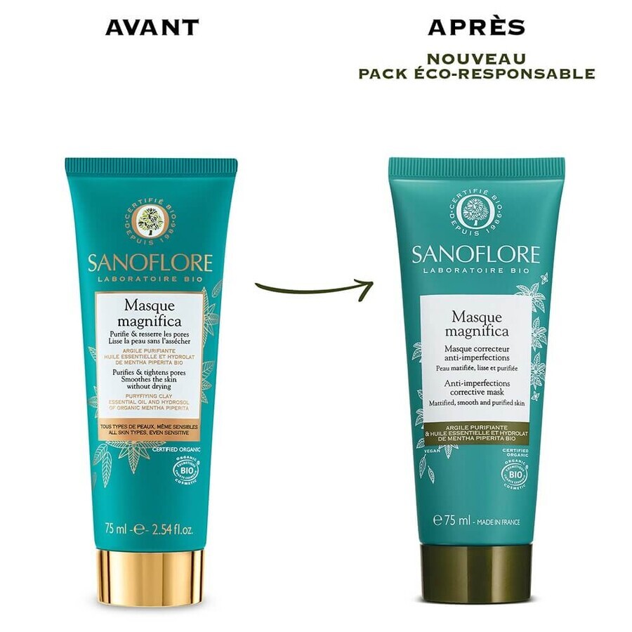 Sanoflore Magnifica Bio Mask All Skin Types 75ml