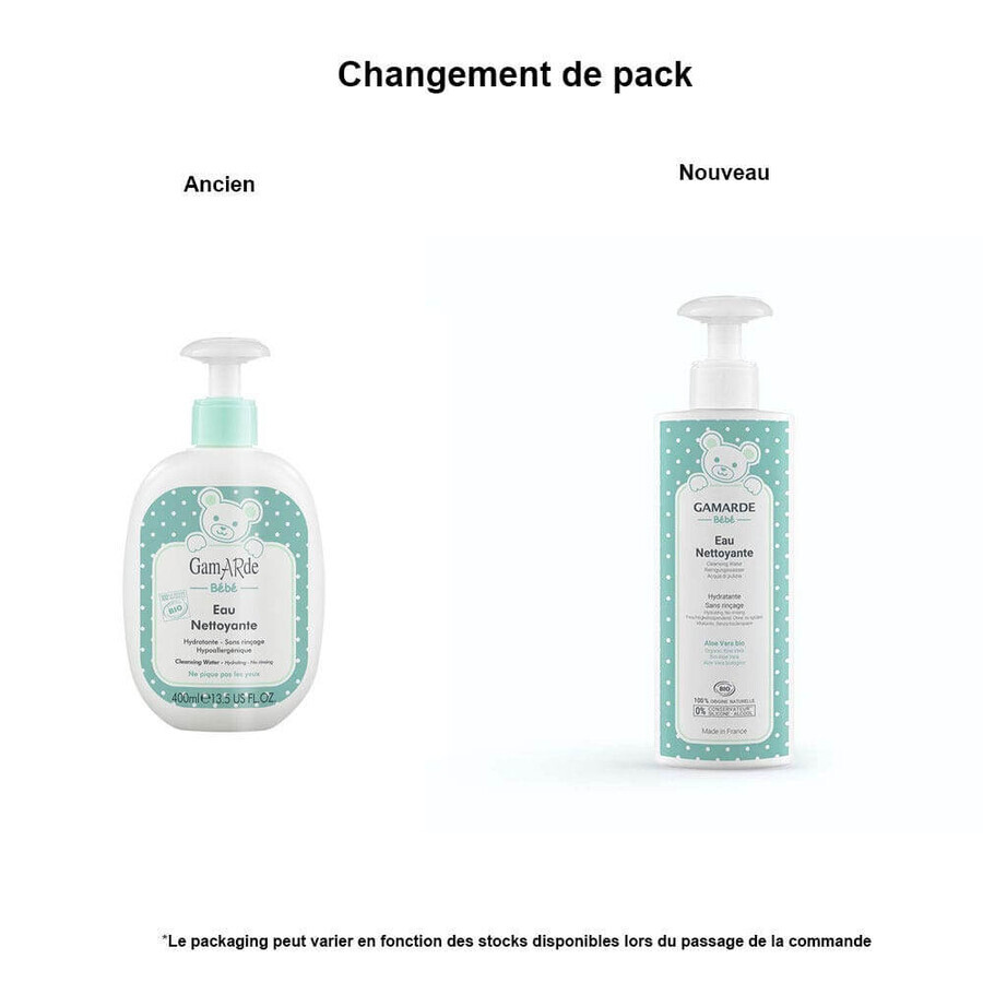 Gamarde Bébé Eau Nettoyante 400ml