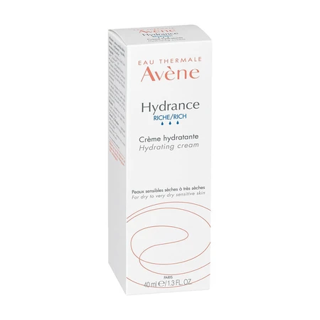 Avène Hydrance Creme Hydratante40ml Peaux Sensibles Seches A Tres Seches