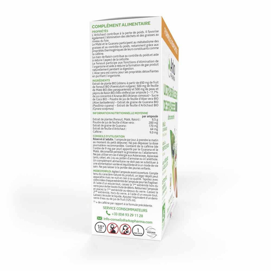 Arkopharma Arkofluids Ultra Brûleur Graisses Bio
