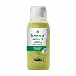 Naturancia [aloevera]2 Zuccari NUTRI-ALOE Pur Jus d'Aloe vera non pasteurisé sans eau ajoutée 2x concentré 500ml
