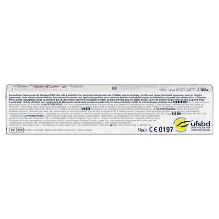 Fixodent Pro Ultimate Crema Adhesiva para Prótesis Totales y Parciales Frescura 57ml