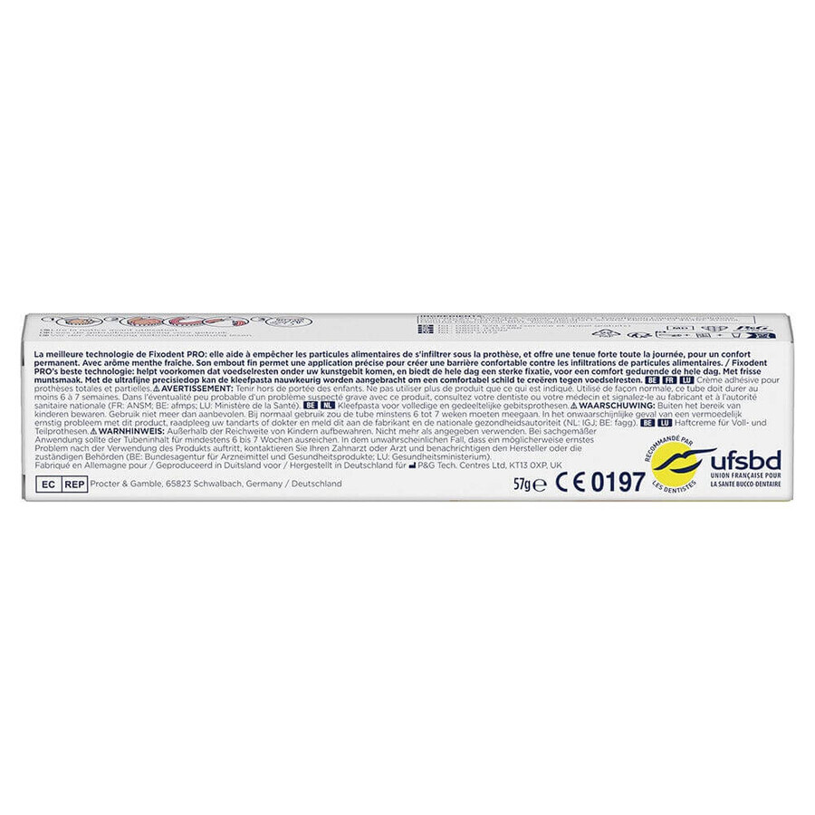 Fixodent Pro Ultimate Adhesive Cream for Full and Partial Dentures Freshness 57ml Fixodent Pro Ultimate Adhesive Cream for Full and Partial Dentures Freshness 57ml