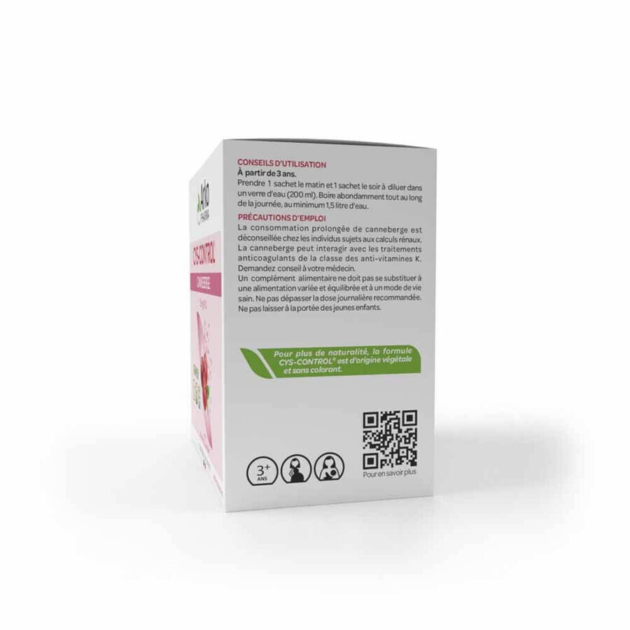 Arkopharma Cys-Control Urinary Comfort Cranberry 20 sachets.