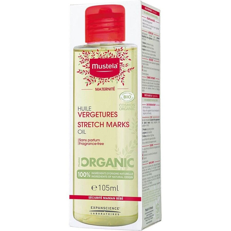 Mustela Organic Stretch Mark Oil 105ml