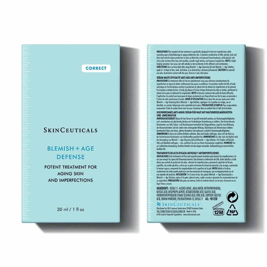 Skinceuticals Blemish + Age Defence Anti-Wrinkle and Blemish Visage Serum 30 ml Skinceuticals Blemish + Age Defence Anti-Wrinkle and Blemish Visage Serum 30 ml