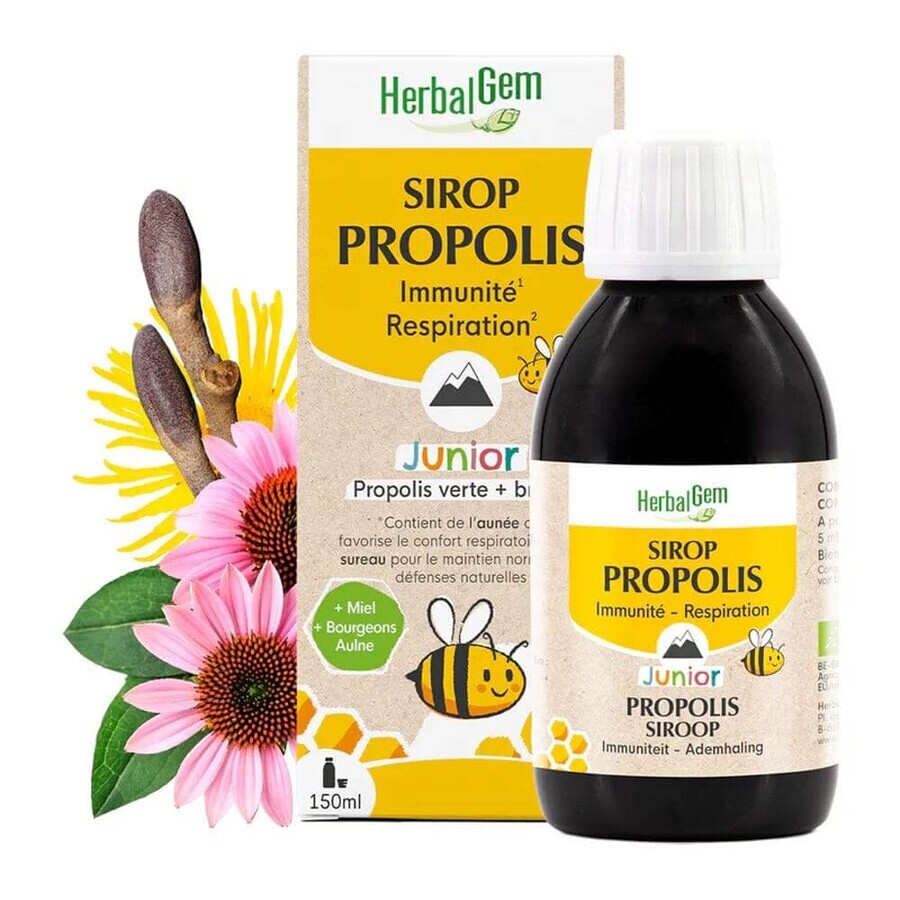 Herbalgem Propolis Sirop Junior Bio Pranarom 150ml
