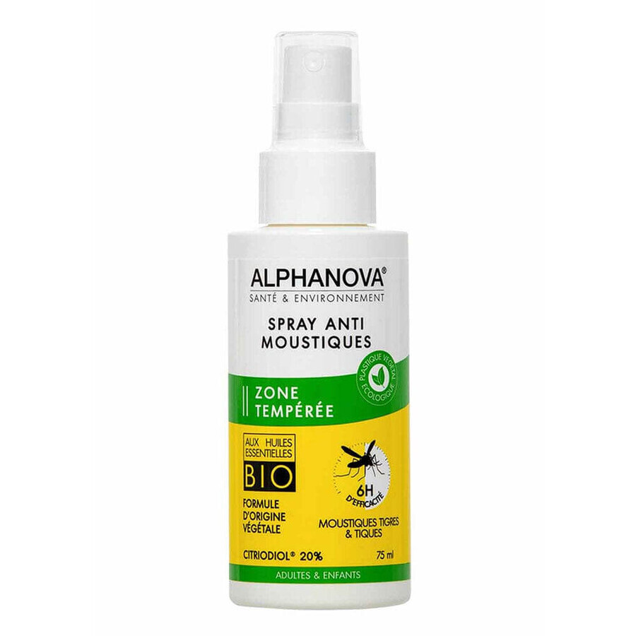 Alphanova Santé Spray antizanzare zone temperate 75ml