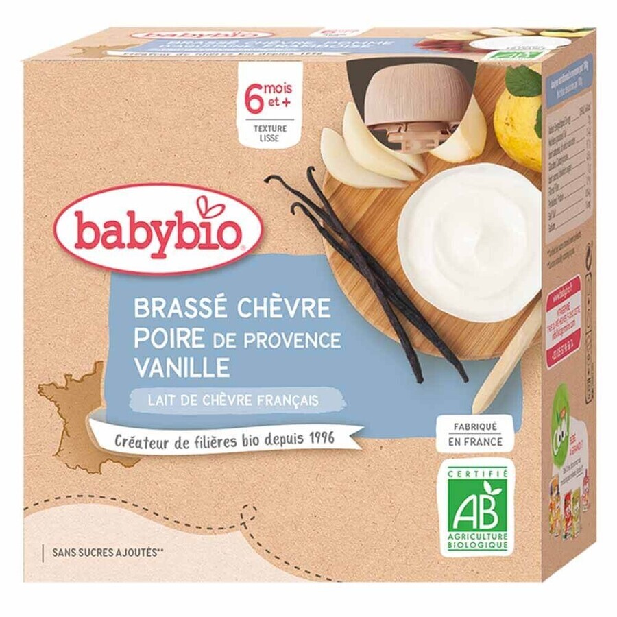 Acquista Babybio Latte di capra Brassé Da 6 mesi 4x85g Babybio Latte di capra Brassé Da 6 mesi 4x85g