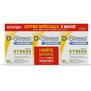 Synergia D-Stress Stress und Müdigkeit 3x80 Tabletten