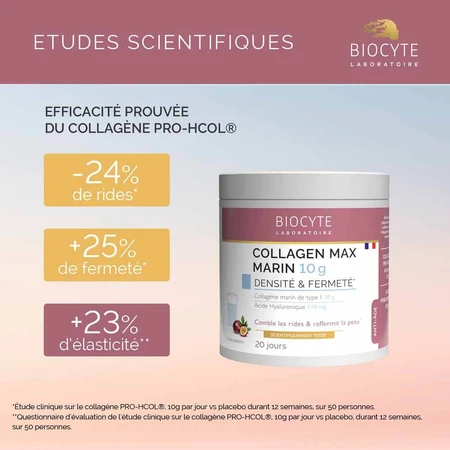 Biocyte Anti-Ageing Collageen Maxi Marin Smaak Passievrucht 210g