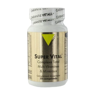 Vit'All+ Super Vital Total Multivitamin- und Mineralienkomplex 30 Tabletten