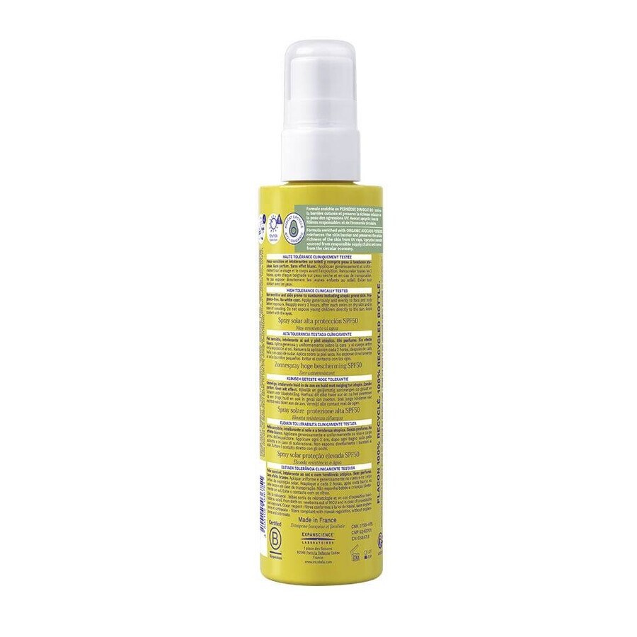 Mustela High Protection Sun Spray SPF50 200 ml Mustela High Protection Sun Spray SPF50 200 ml