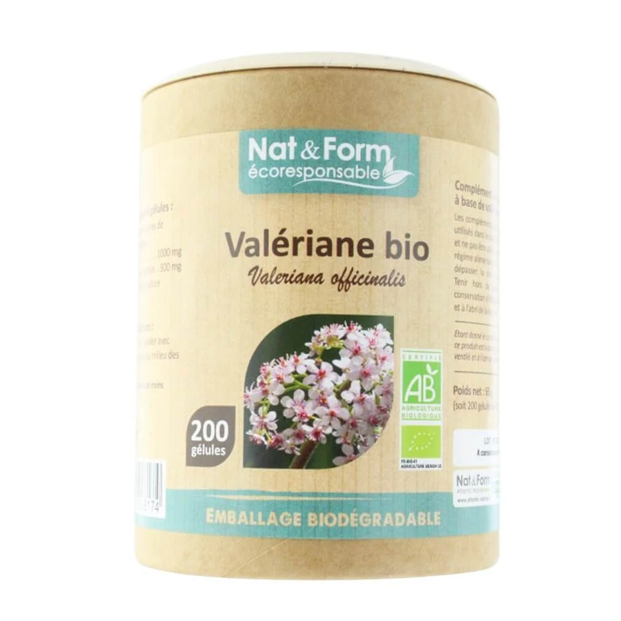Nat&Form VALERIANA BIO 200 Kapseln