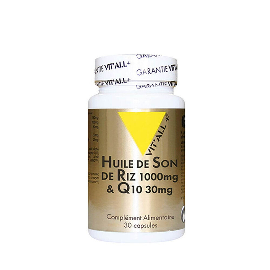 Vit'All+ Rijstezemelenolie Q10 1000mg 30 tabletten