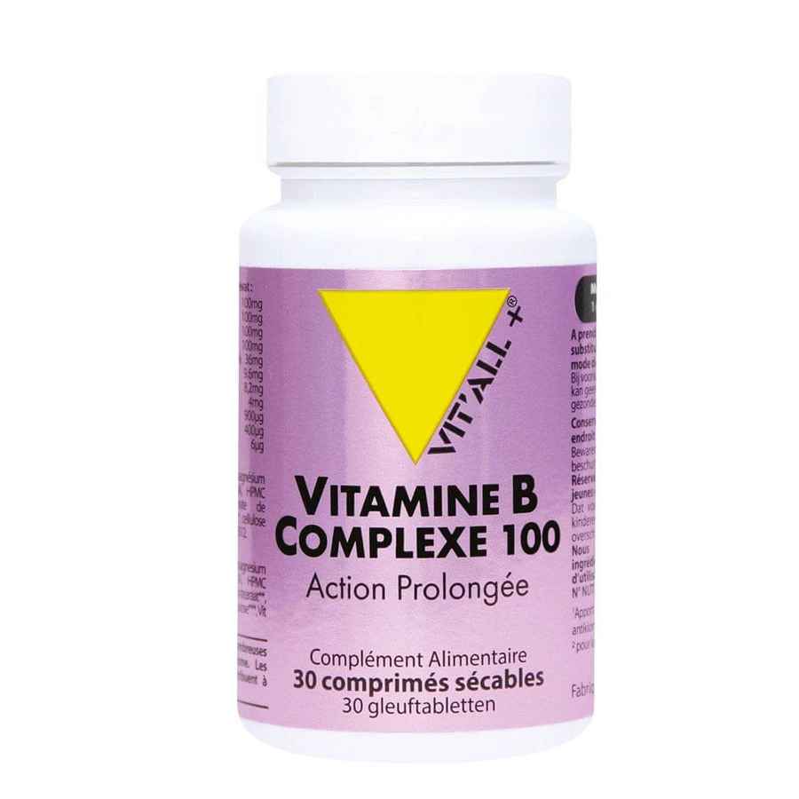 Vit'All+ Complejo Vitamínico B Acción Prolongada 30 Comprimidos