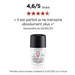 Vichy Uomo Deodorante Antitraspirante e Anti tracce 48h Roll-on 2x50ml