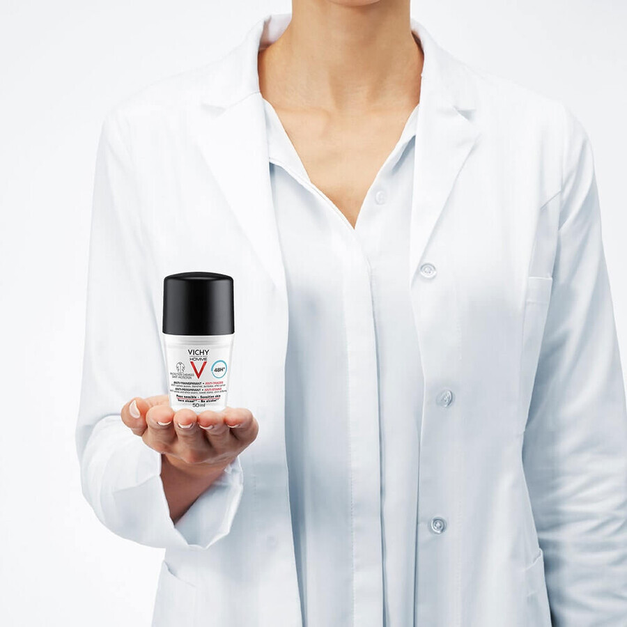 Vichy Uomo Deodorante Antitraspirante e Anti tracce 48h Roll-on 2x50ml Vichy Uomo Deodorante Antitraspirante e Anti tracce 48h Roll-on 2x50ml